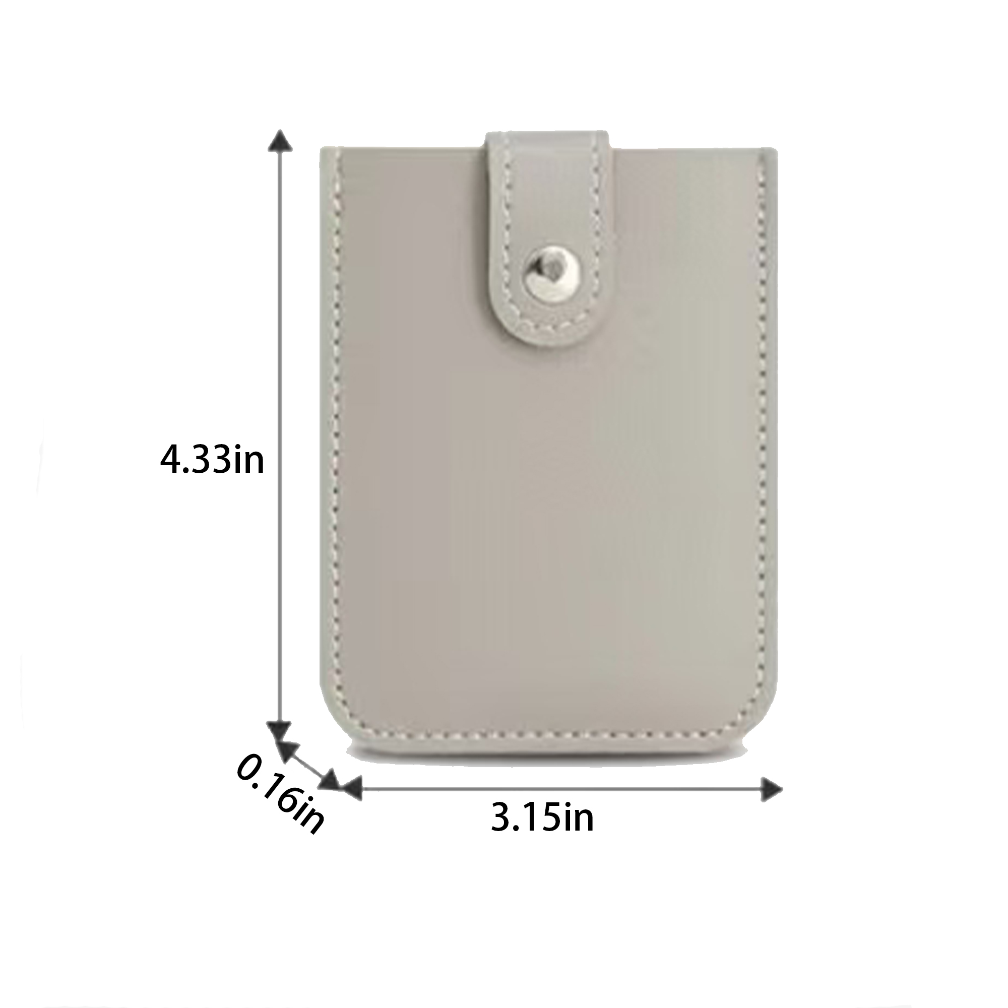 Polyurethane Compact Multi-Card Holder With Logo 3