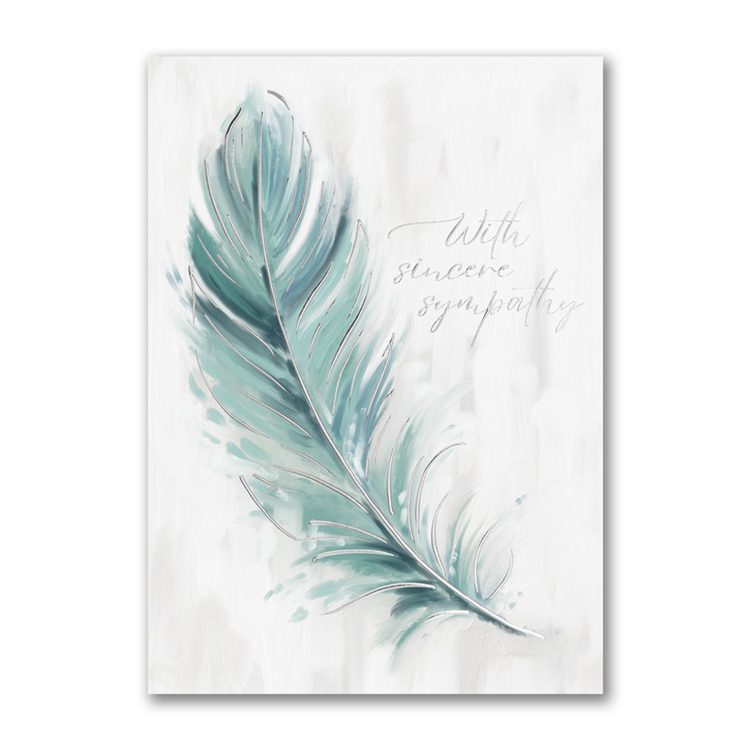 Sympathy Feather Card 2
