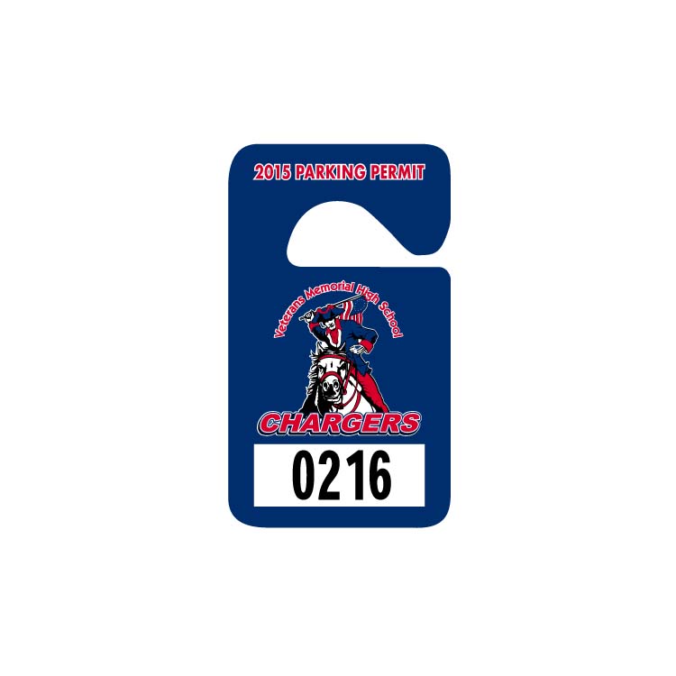 Plastic Security Hang Tag (2 3/4"x4 3/4") 3