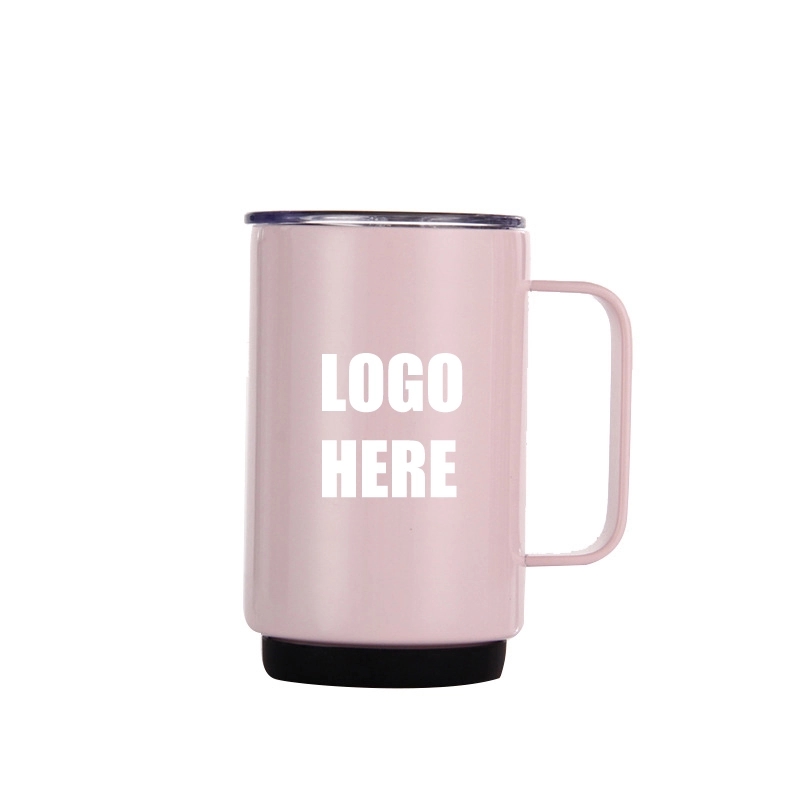Custom 10 oz Stainless Steel Travel Mug With Handle 3
