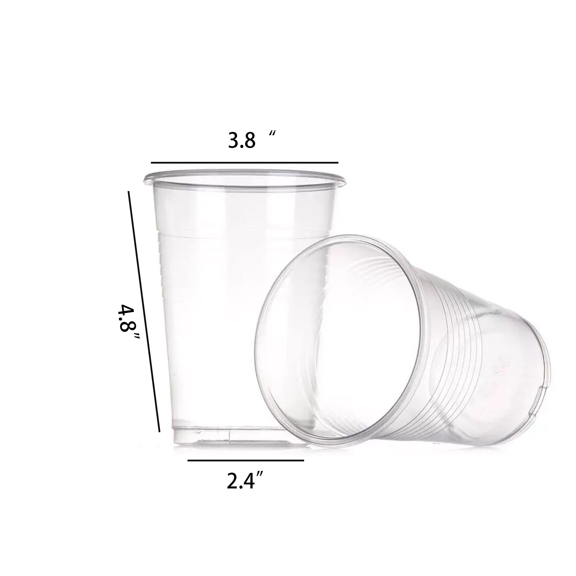 16Oz Clear PET Disposable Coffee Cup 3