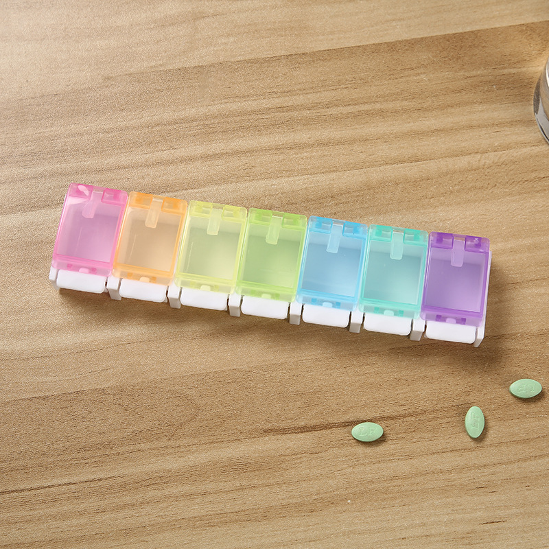 Spring Open Design Weekly Pill Organizer 6