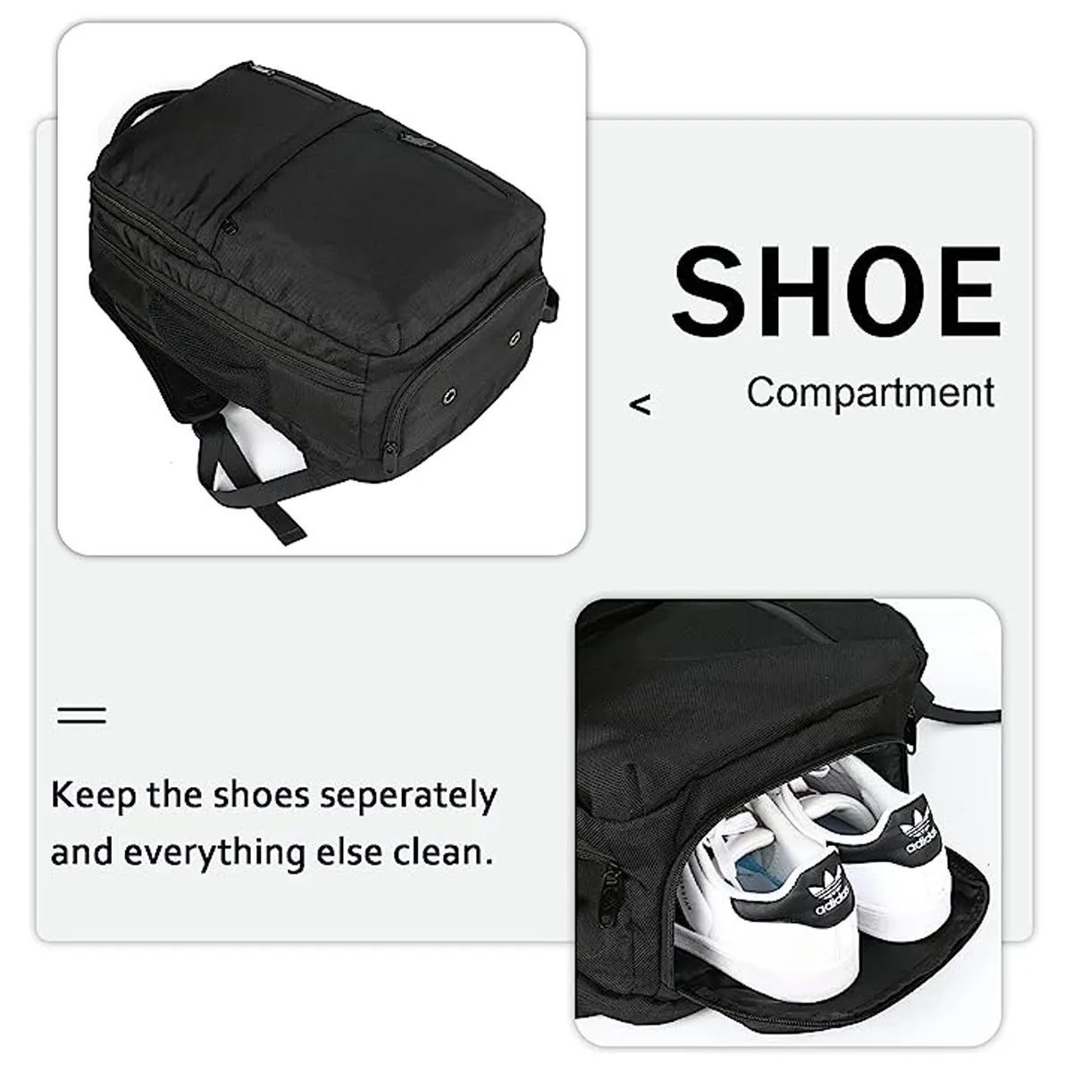Large capacity Basic Business Travel Laptop Backpack For men 5