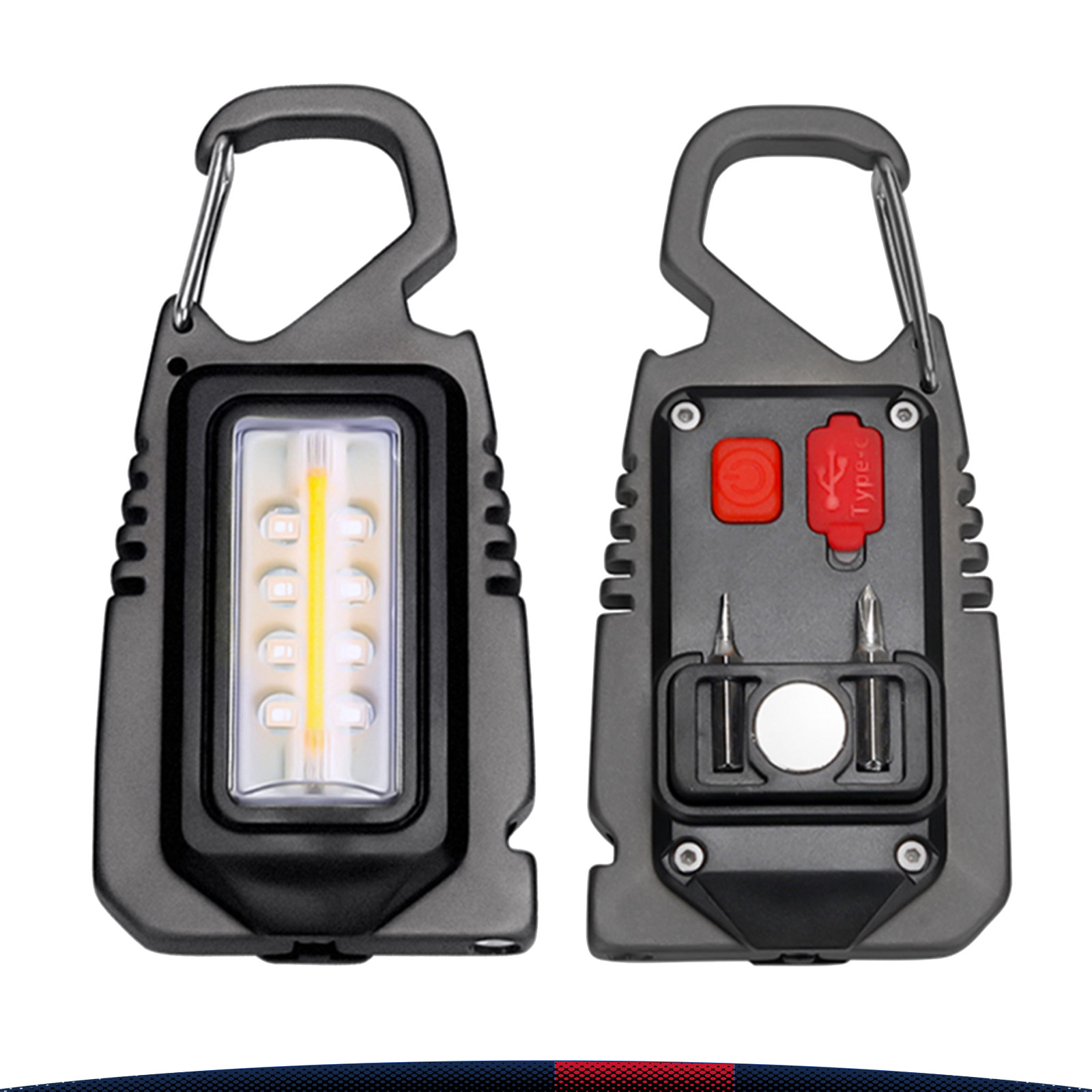 Rynor Multifunctional COB LED Keychain Flashlight 5