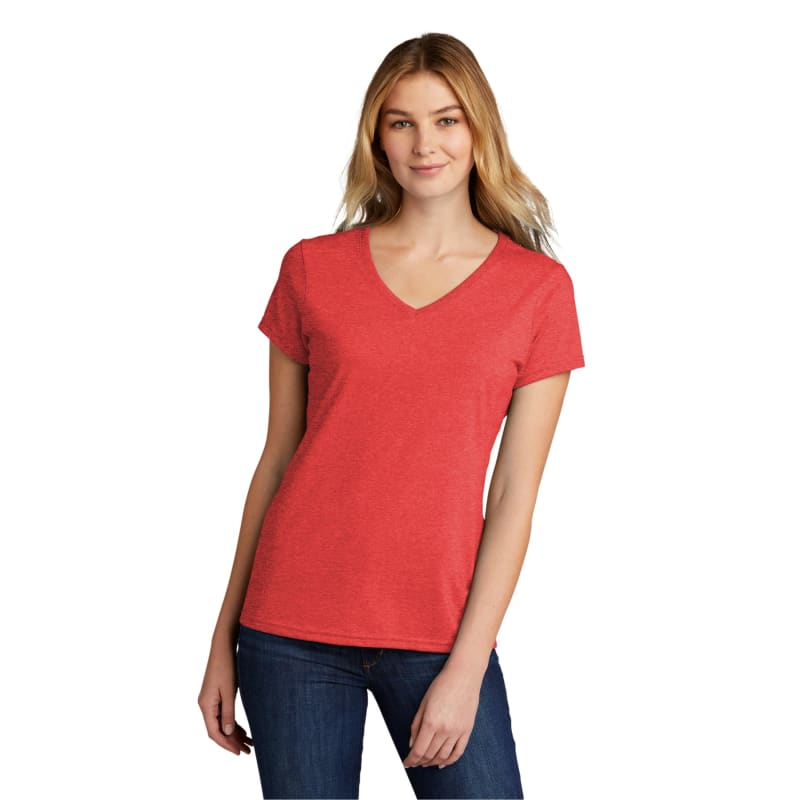 Port & Company Women's Tri-Blend V-Neck Tee. 7