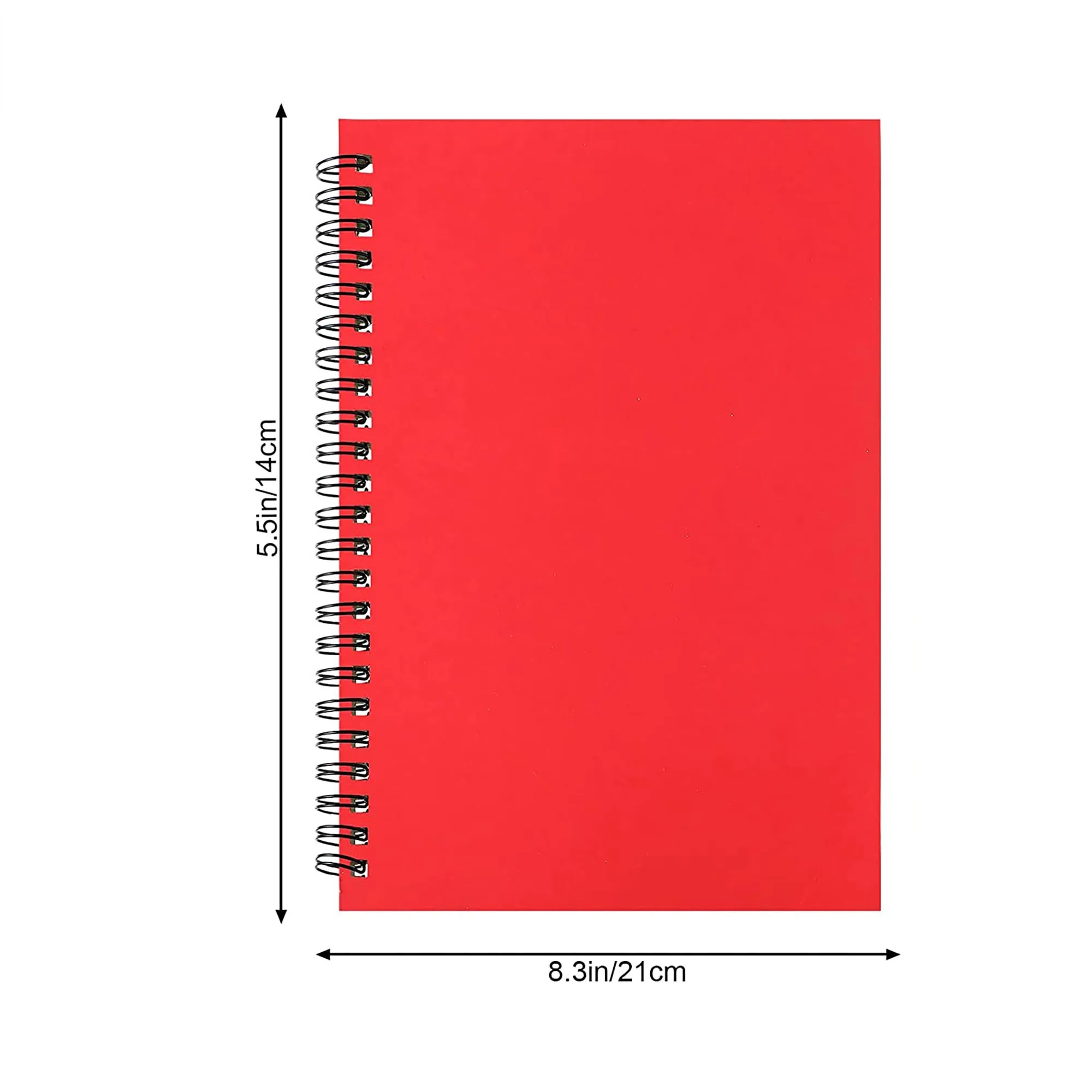 Full Page Printed Spiral Ruled Notebook A5 Lined 1