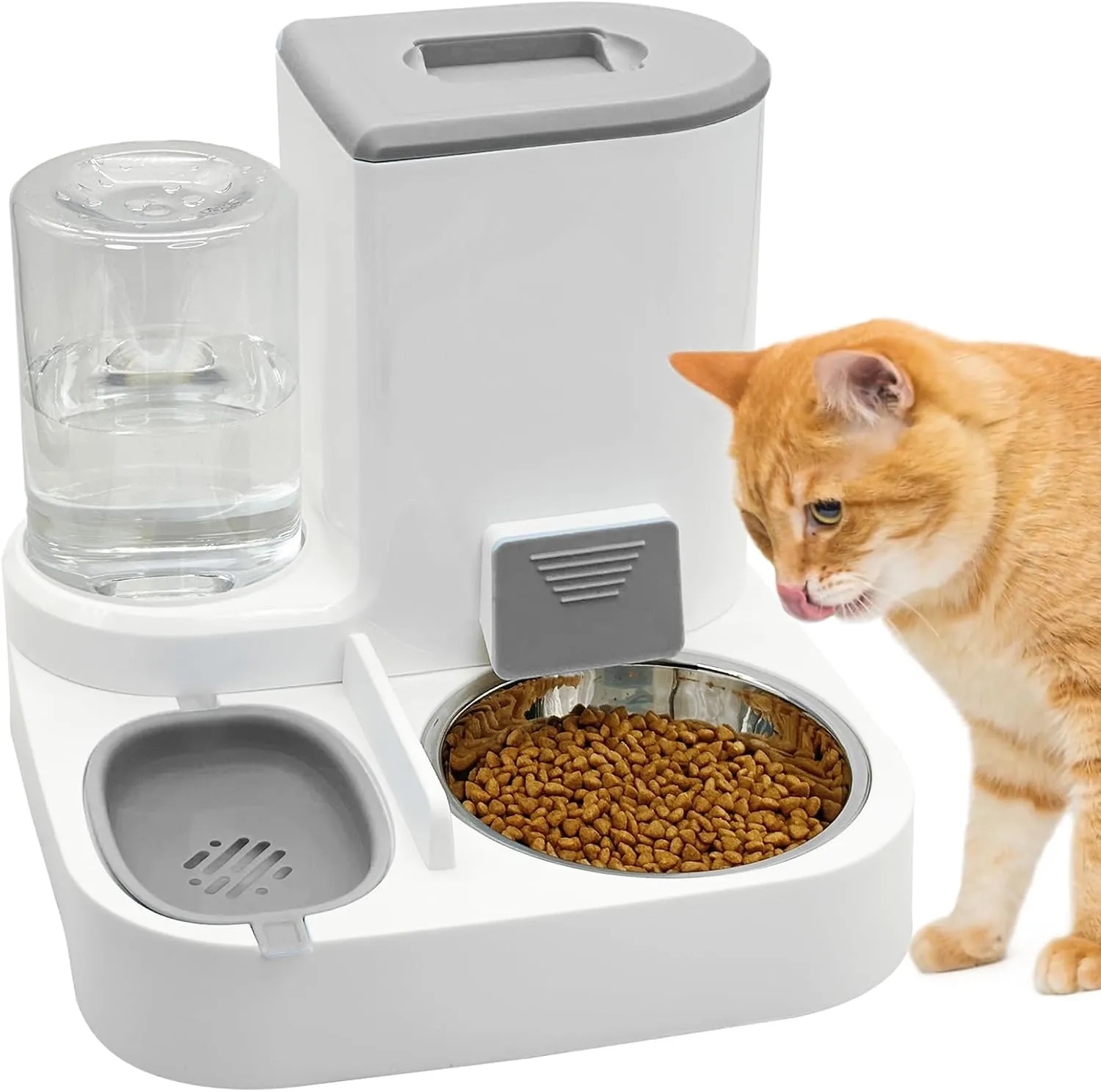 2 in 1Automatic Cat Food and Water Dispenser Set 12
