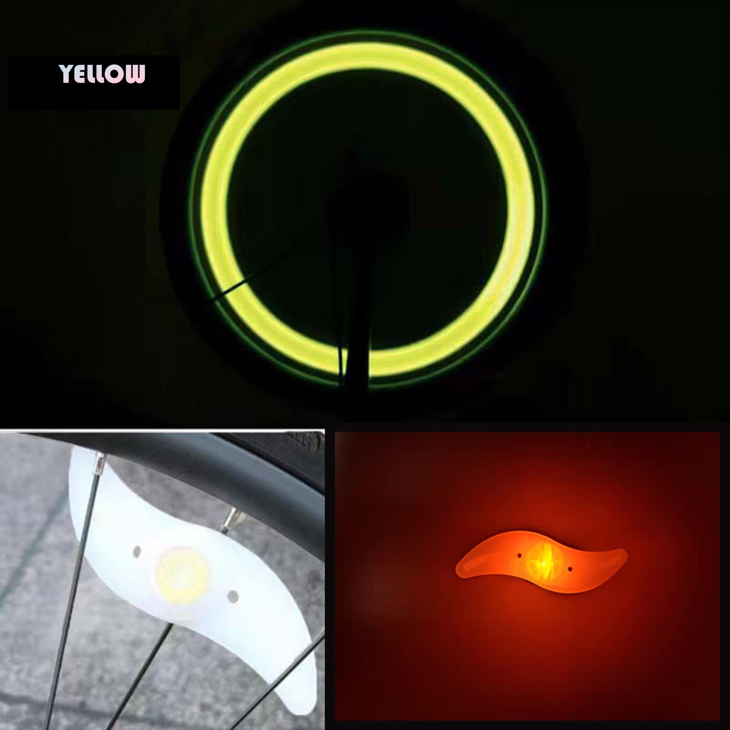 3 Lighting Modes Bicycle Wheel Light 1