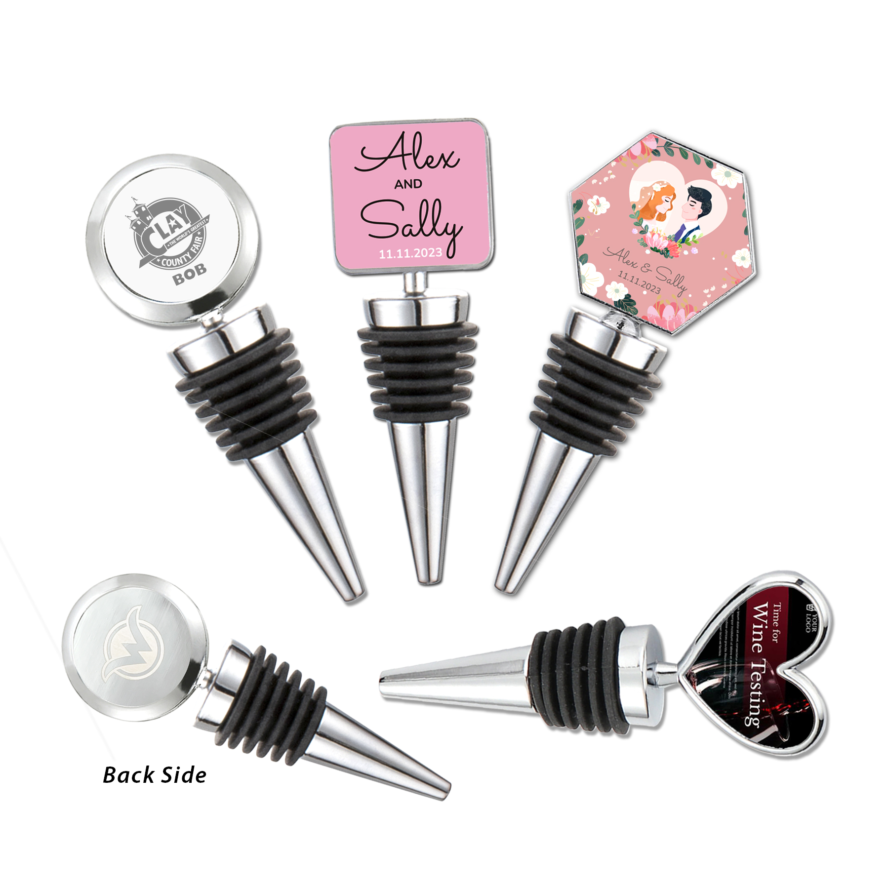 Gift Box Metal Wine Stopper 8