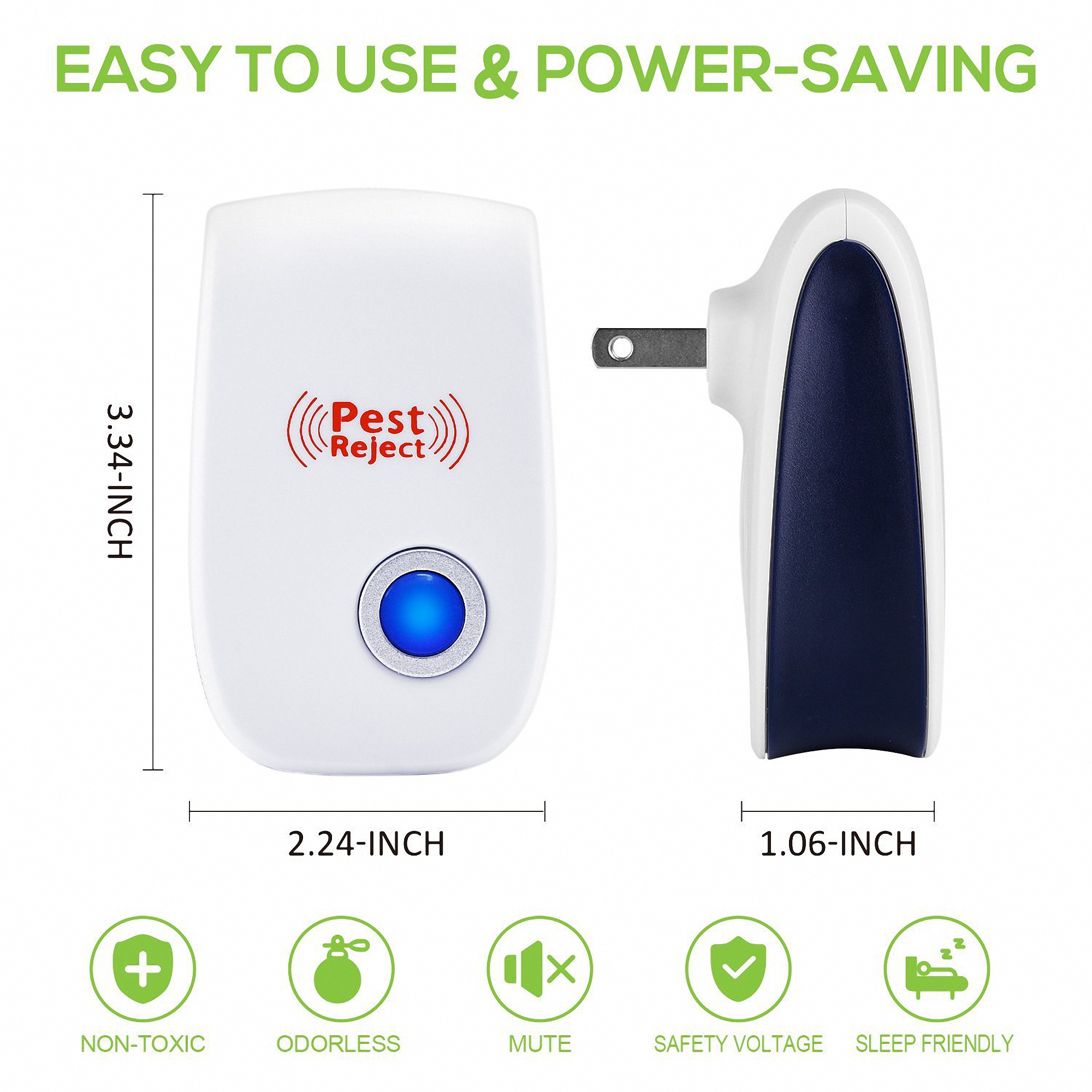 Ultrasonic Mosquito and Pest Repellent Device 4