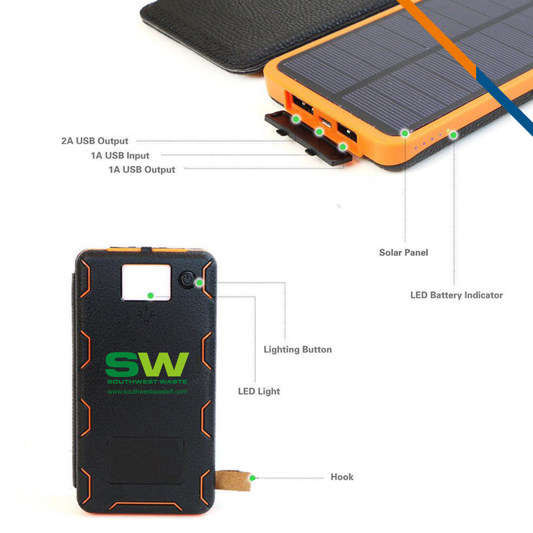 Horace Solar Power Bank 4