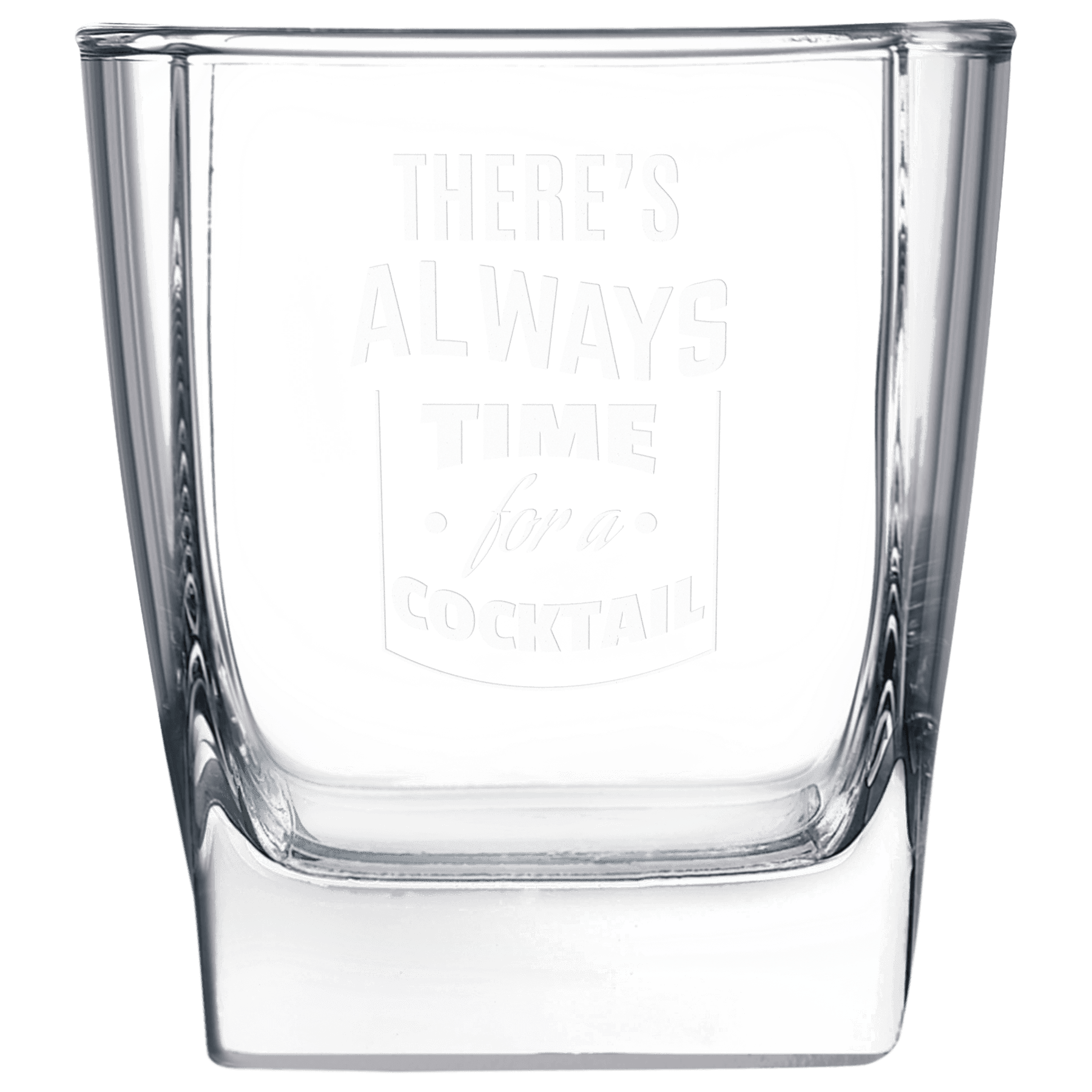 10 1/2 oz. Square on the Rocks Glass 1