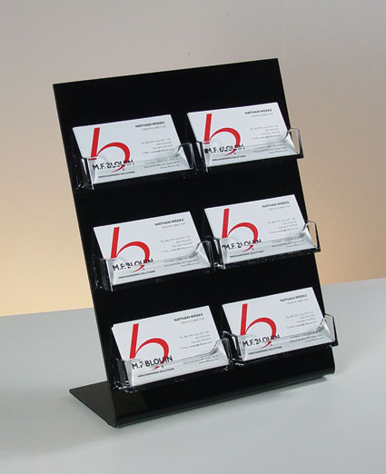 Counter Business Card Holder 6 Pockets