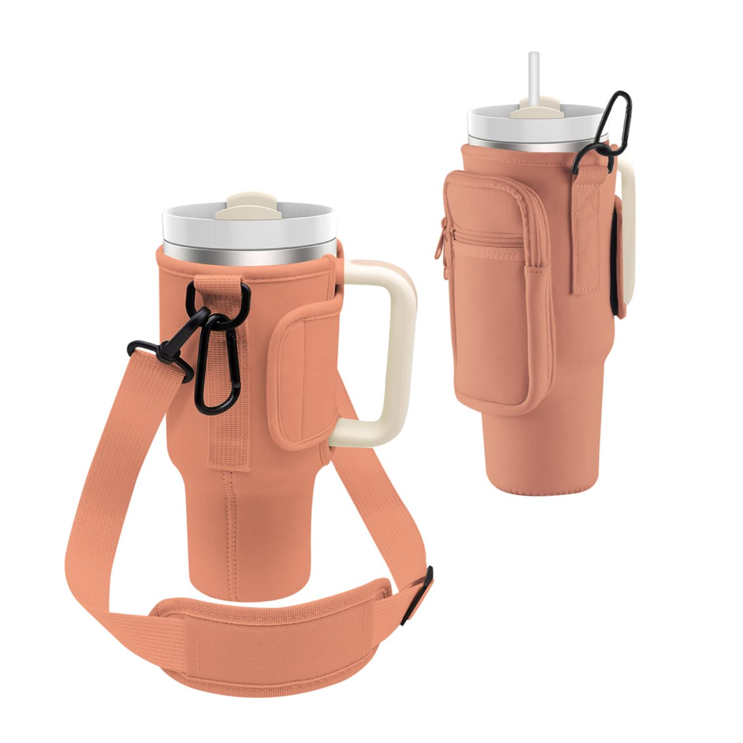 Neoprene Tumbler Sleeve with Shoulder Strap, 40 oz. 13