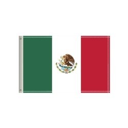 National Flag, Mexico, Double-Sided - 60"W x 36"H 2