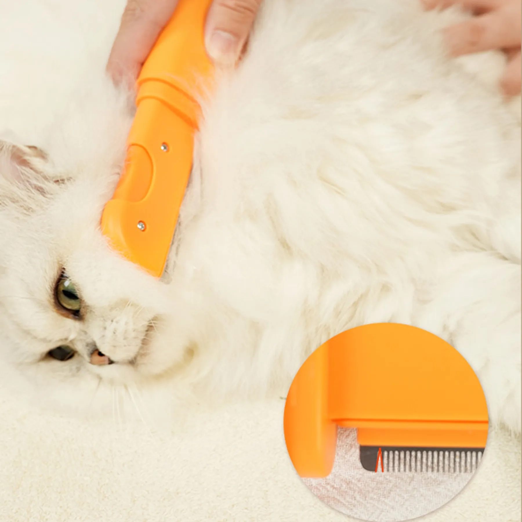 Plastic Pet Massage Comb HairPulling And Smoothing Hair 3