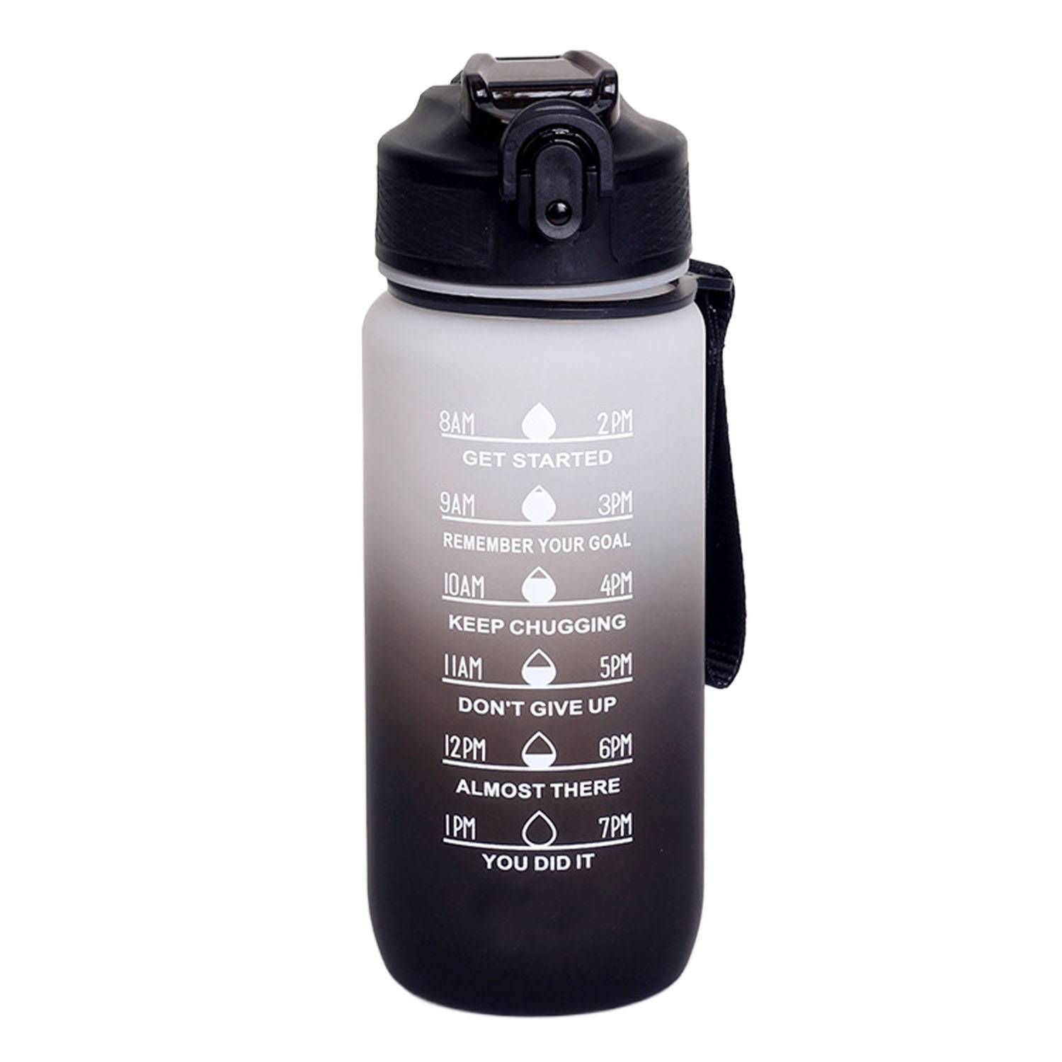 20oz Gradient Plastic Sports Bottle Lockable Straw Lid 3