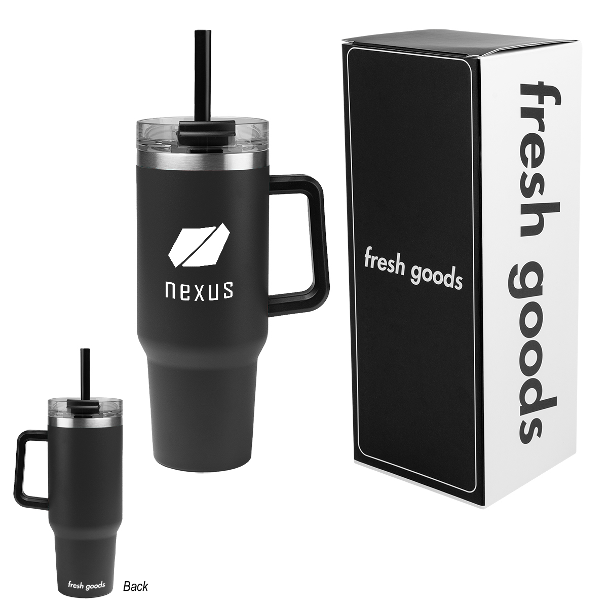 Fresh Goods 40 Oz. Intrepid Stainless Steel Tumbler 15
