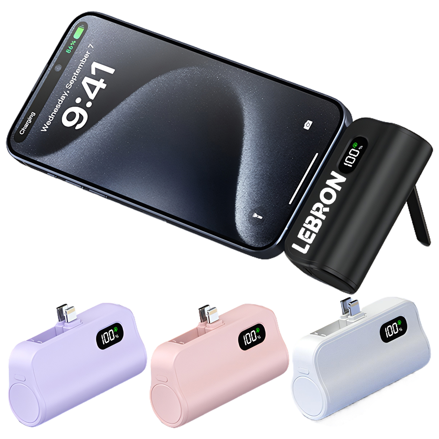 10000mAh Mini Hidden Dual-Port Portable Power Bank 1