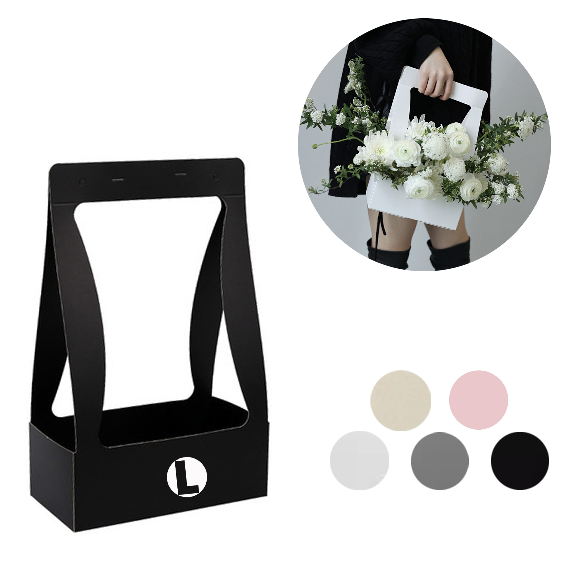 Creative Foldable Flower-Style Tote Box 2