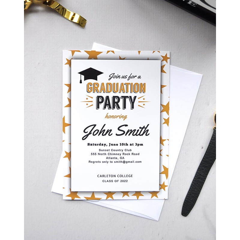 Custom Full Color 5 X 7 Inch Invitation Cards 40