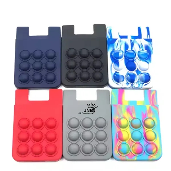 Push Pop Phone Wallet