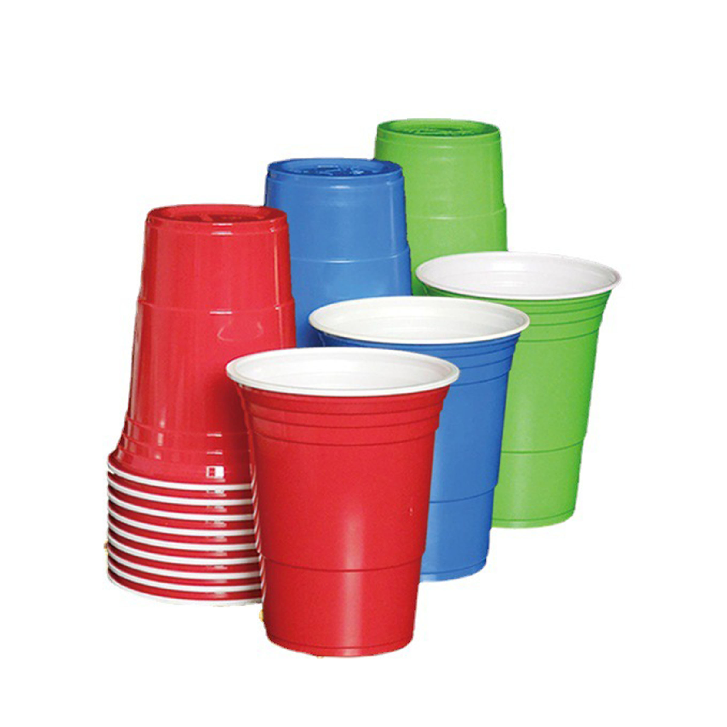 16oz Multi-Color Plastic Cup 8
