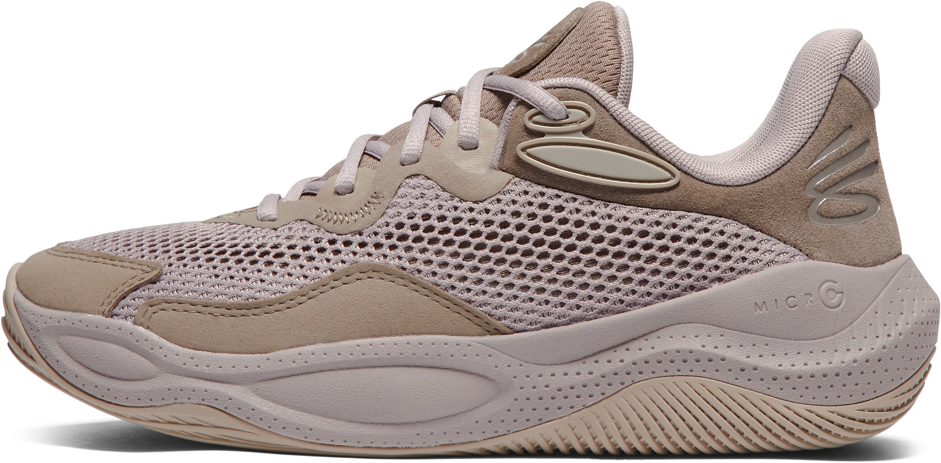 Curry Splash 24 Suede Unisex Basketball Shoes, custom athletic wear with logo imprint 3