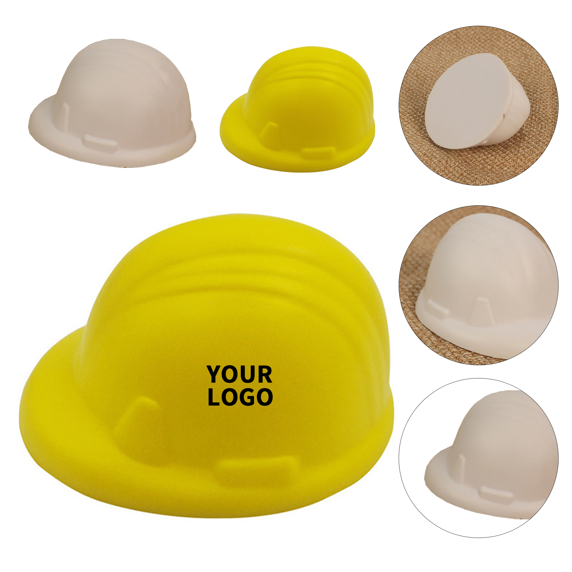 PU Foam Helmet Shape Squeeze Toy Stress Relief 4