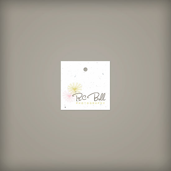 Single-Sided 2 x 2" Square Seed Paper Tags 5
