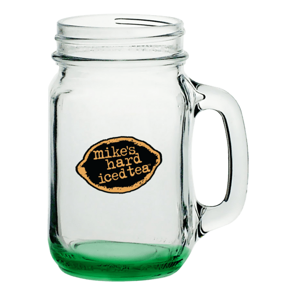 16 oz Mason Jars with Handles 12