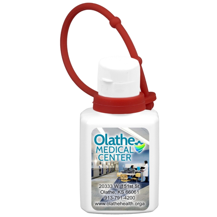 "SunFun Connect" .5 oz Broad Spectrum SPF 30 Sunscreen Lotion In Solid White Flip-Top Squeeze Bottle 3