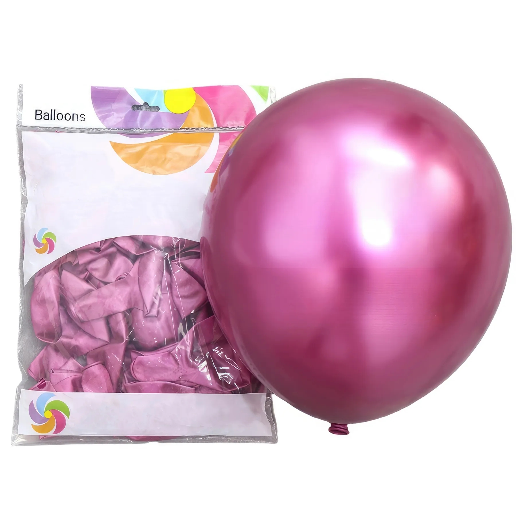 12" Metallic Color Latex Party Balloon-50pcs Set 3
