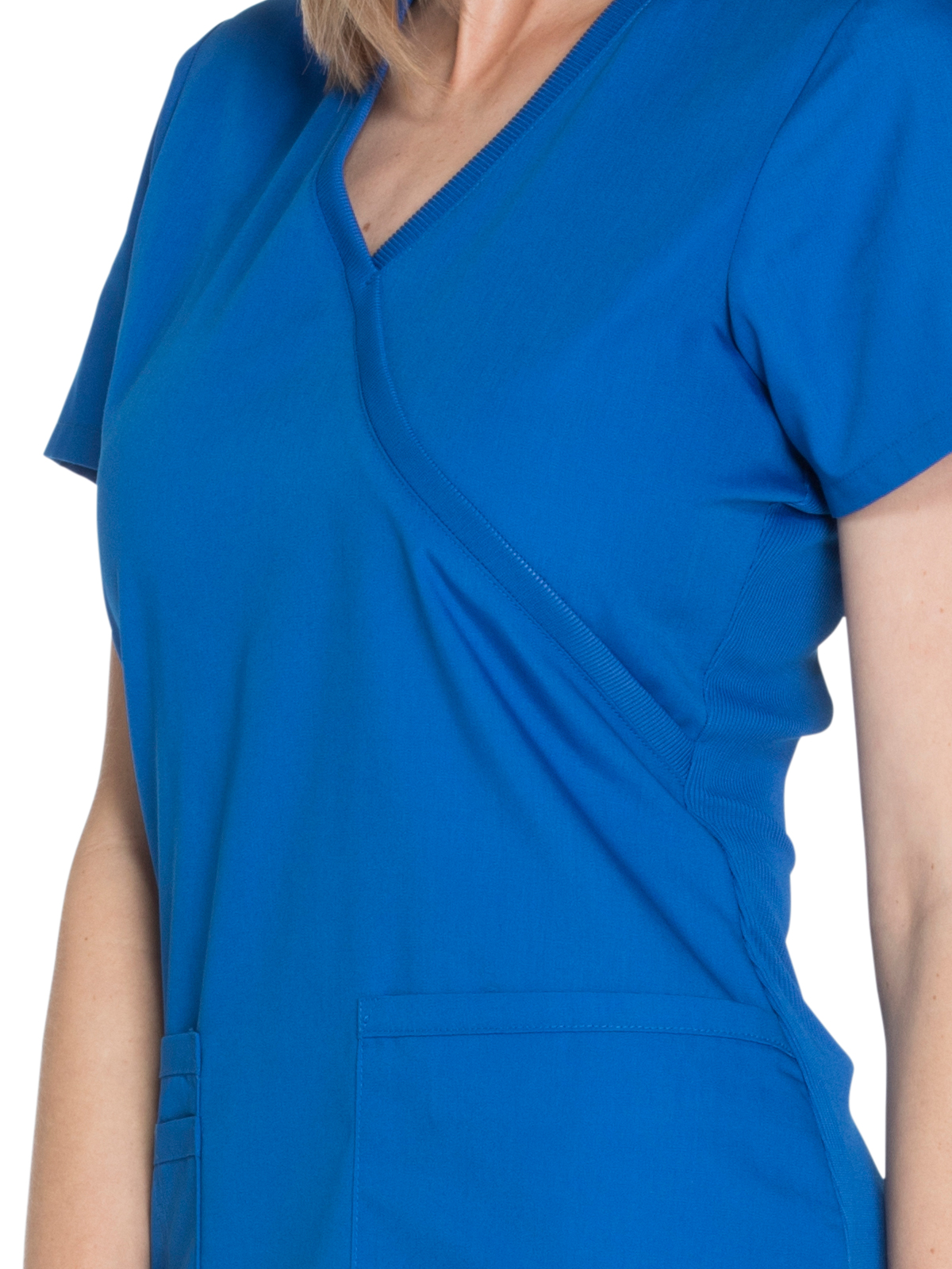 Cherokee - Workwear Originals - Women's 2-Pocket Mock Wrap Top 9