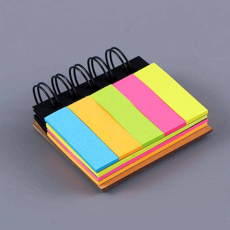 Kraft Cover Mini Notebook with Sticky Notes 2