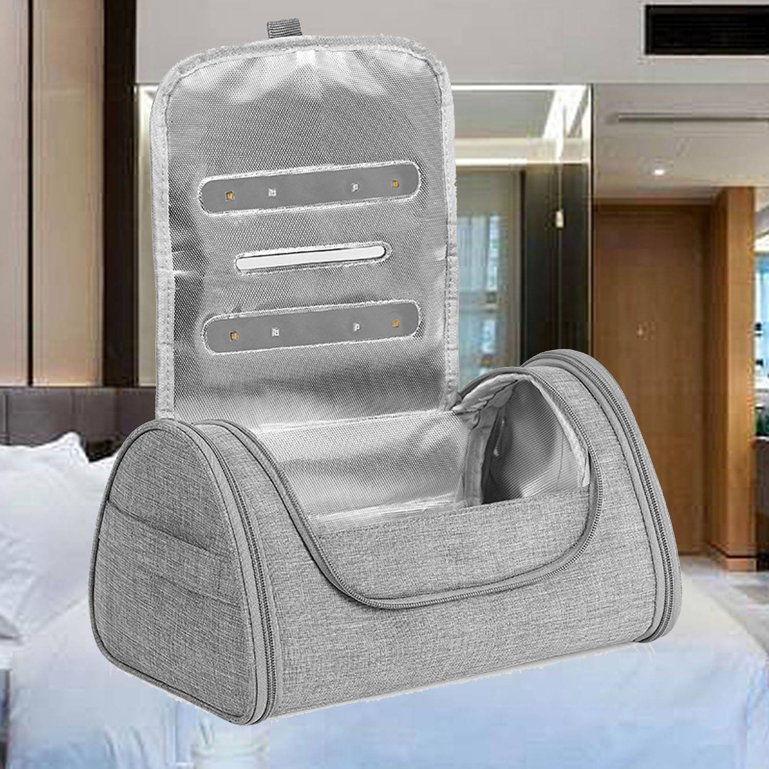 Foldable UV Sterilizer Bag W/ 8pcs UVC +8pcs UVA Lamp Beads 6