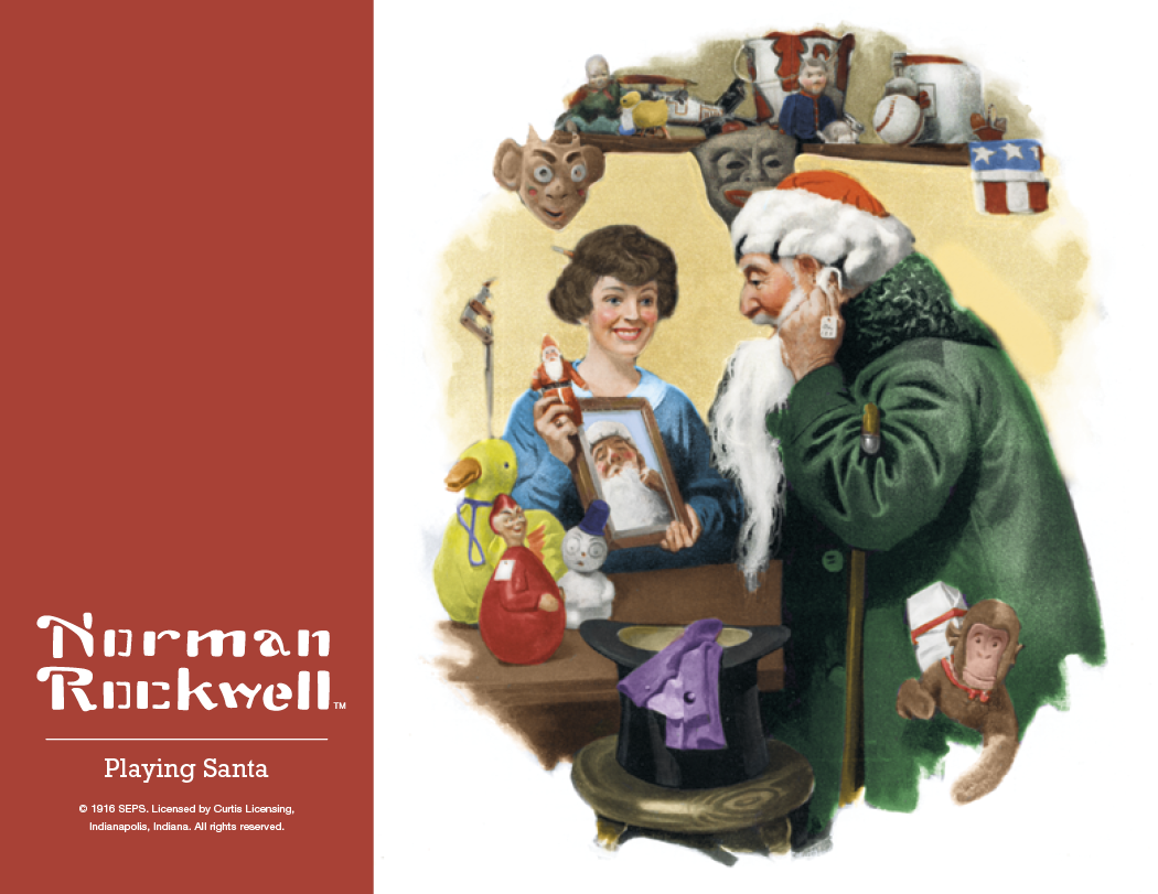 HotLine® Products Norman Rockwell Appointment Calendar - Spiral 5