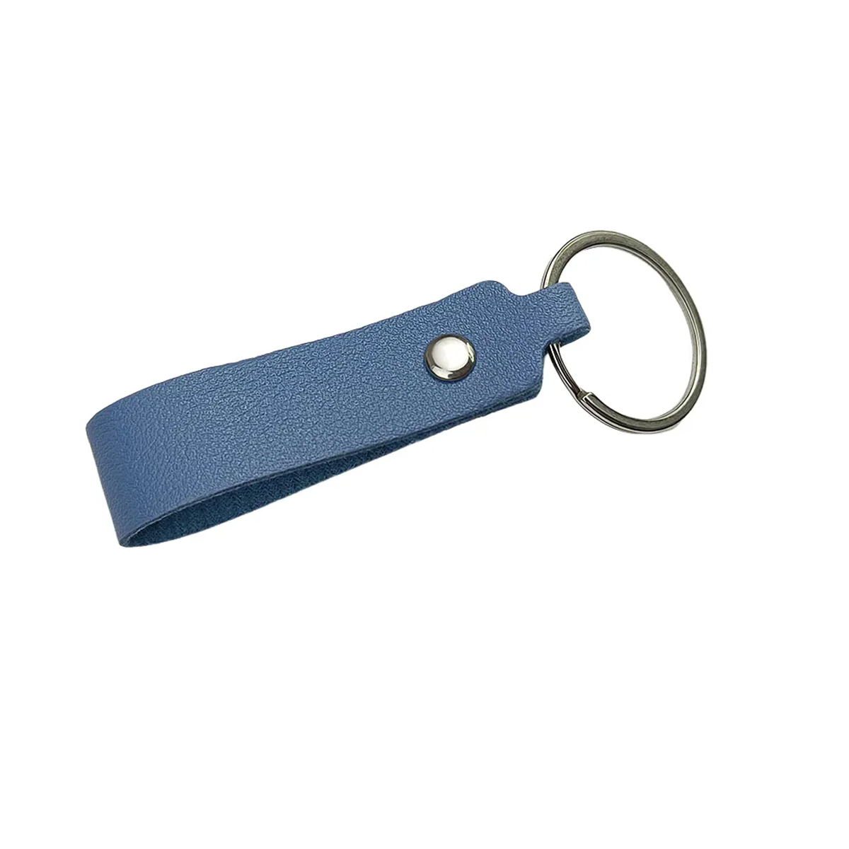 Striped Leather Keychain for Office and Travel 5