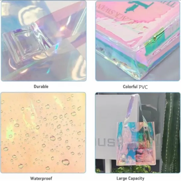 PVC Laser Translucent Tote Bag 3