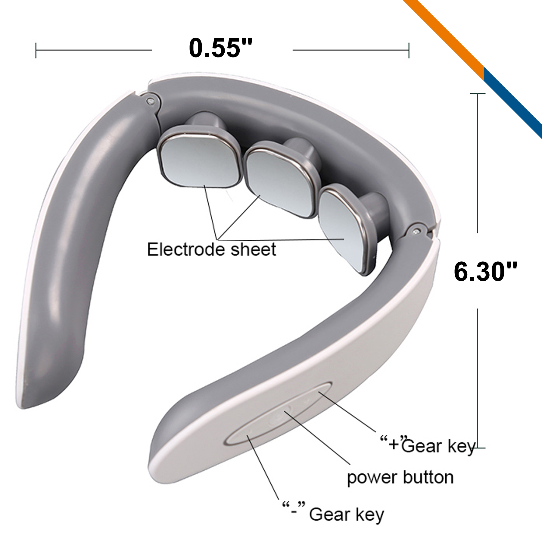 Casea Electric Pulse Neck Massager 3