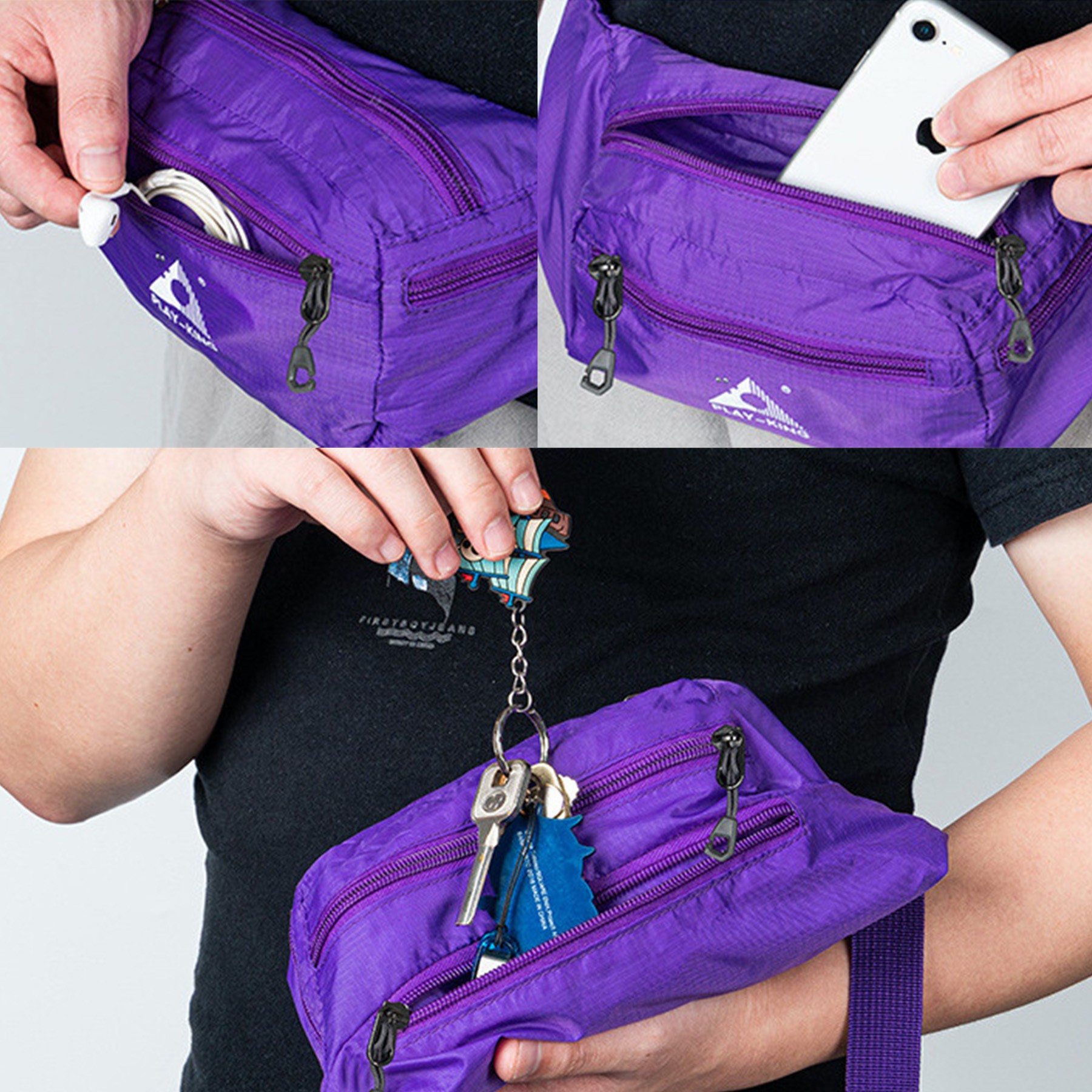 Outdoor Sports Foldable Fanny Pack 2