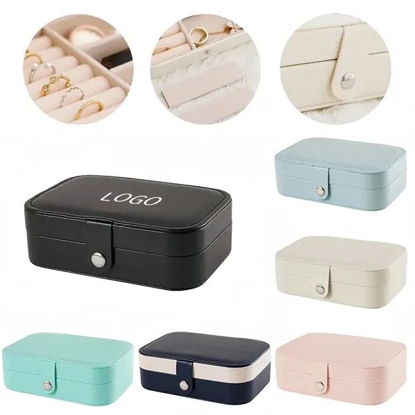 Luxurious PU Leather Jewelry Box 2