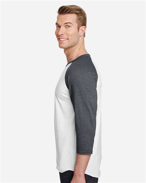 Premium Blend Ringspun Three-Quarter Sleeve Raglan Baseball T-Shirt - 560RR 25