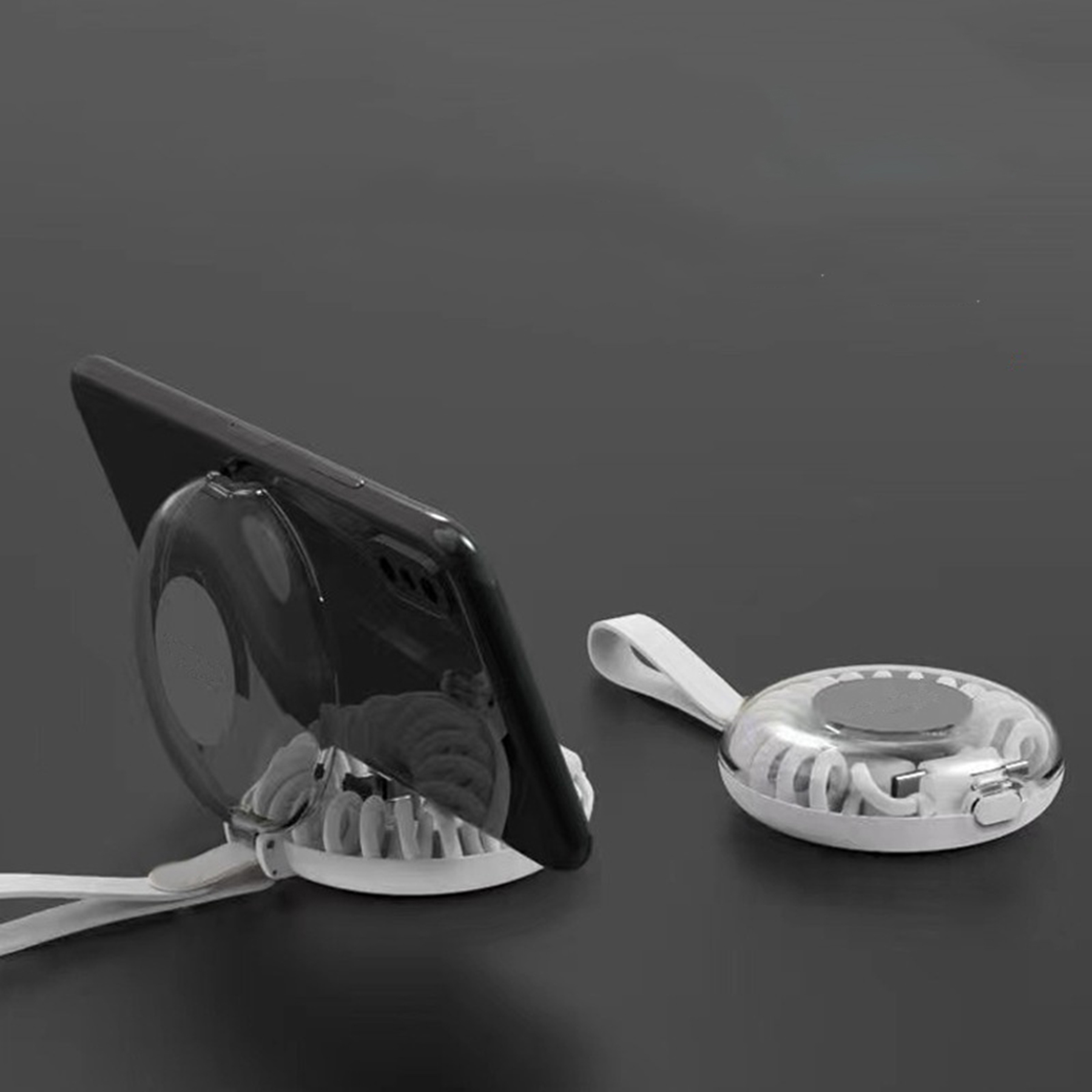 Triplet 3-in-1 Charging Cable Kit Data Transfer with with Built-In Phone Stand 5