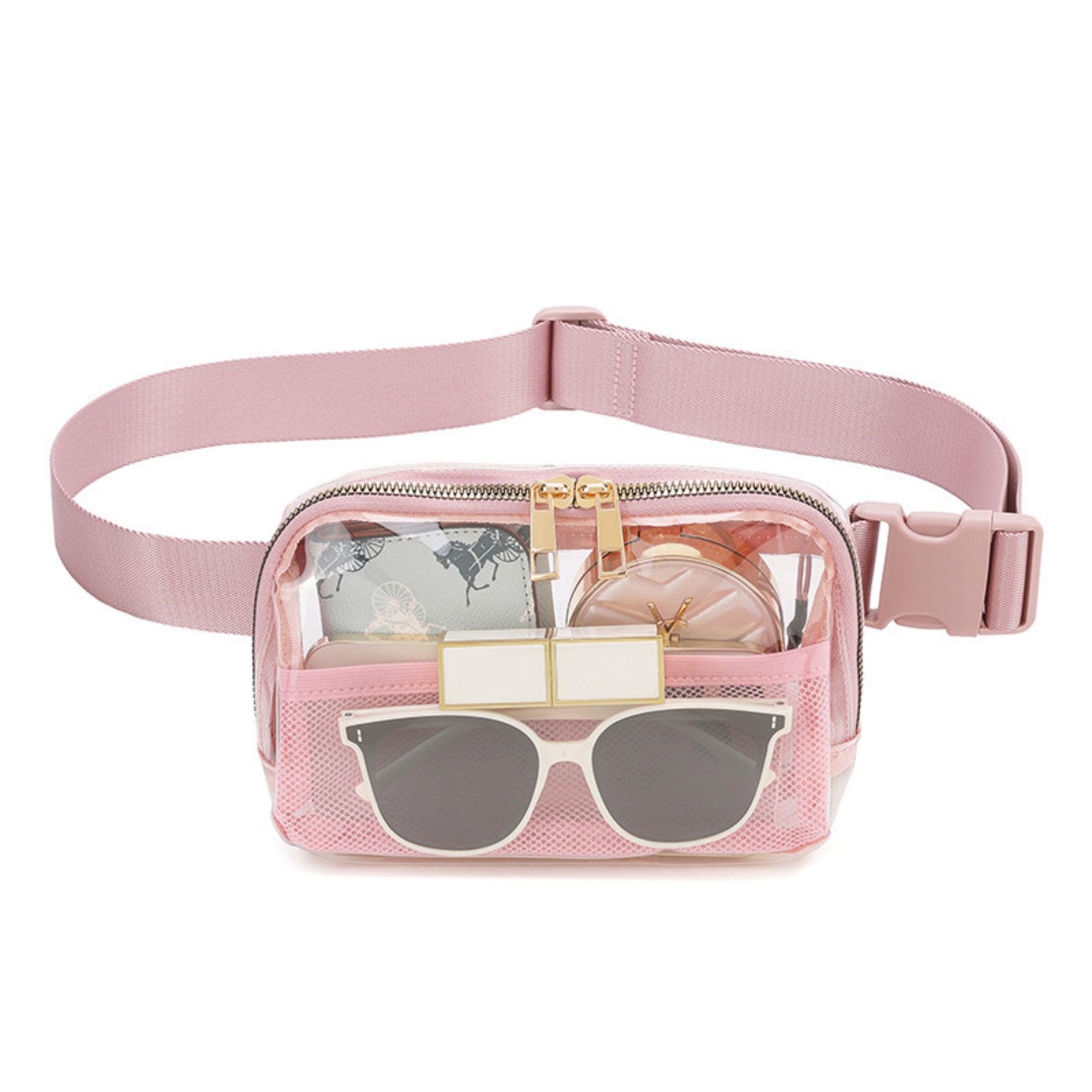 Clear Fanny Pack Stadium Approved Belt Bag with Adjustable Strap 16