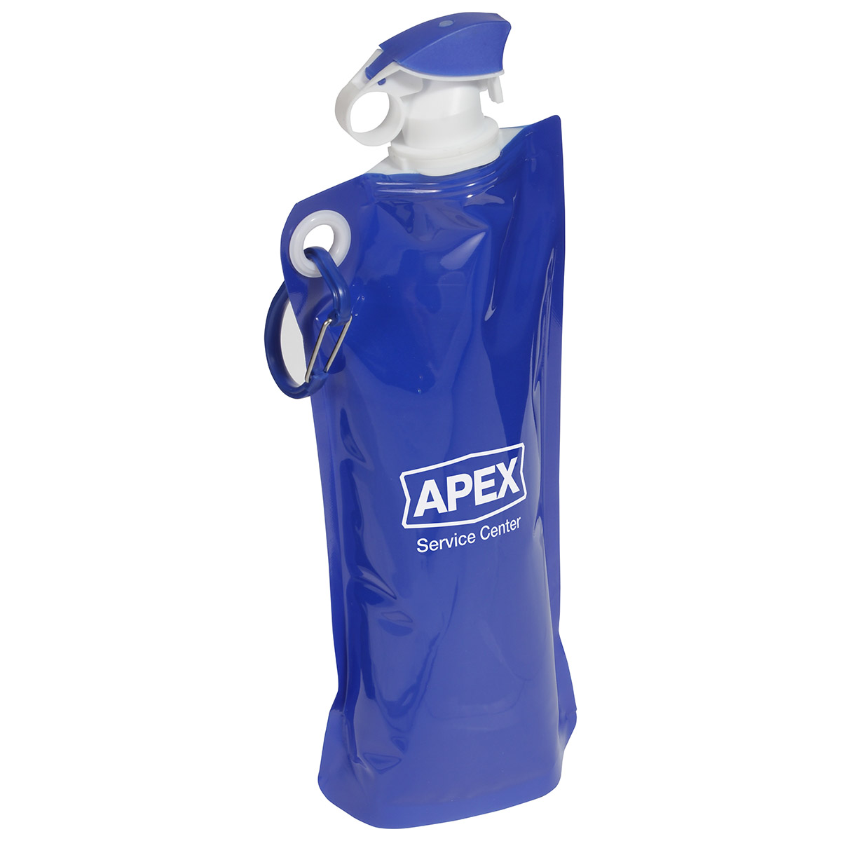 Flip Top Foldable Water Bottle with Carabiner 2