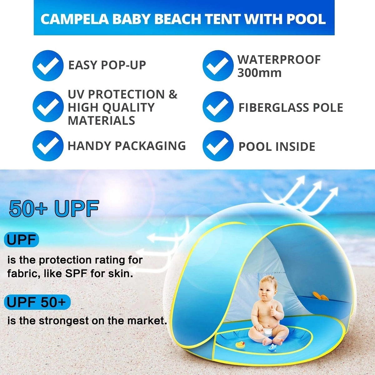 Portable Baby Beach Tent 4