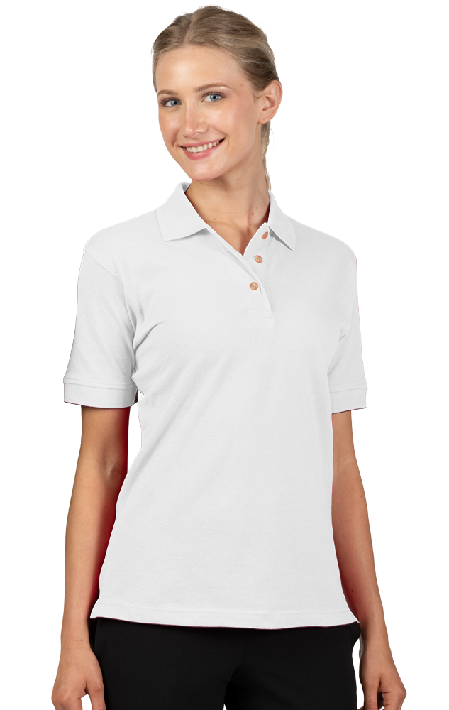 Ladies' 100% Cotton Pique Polo 46