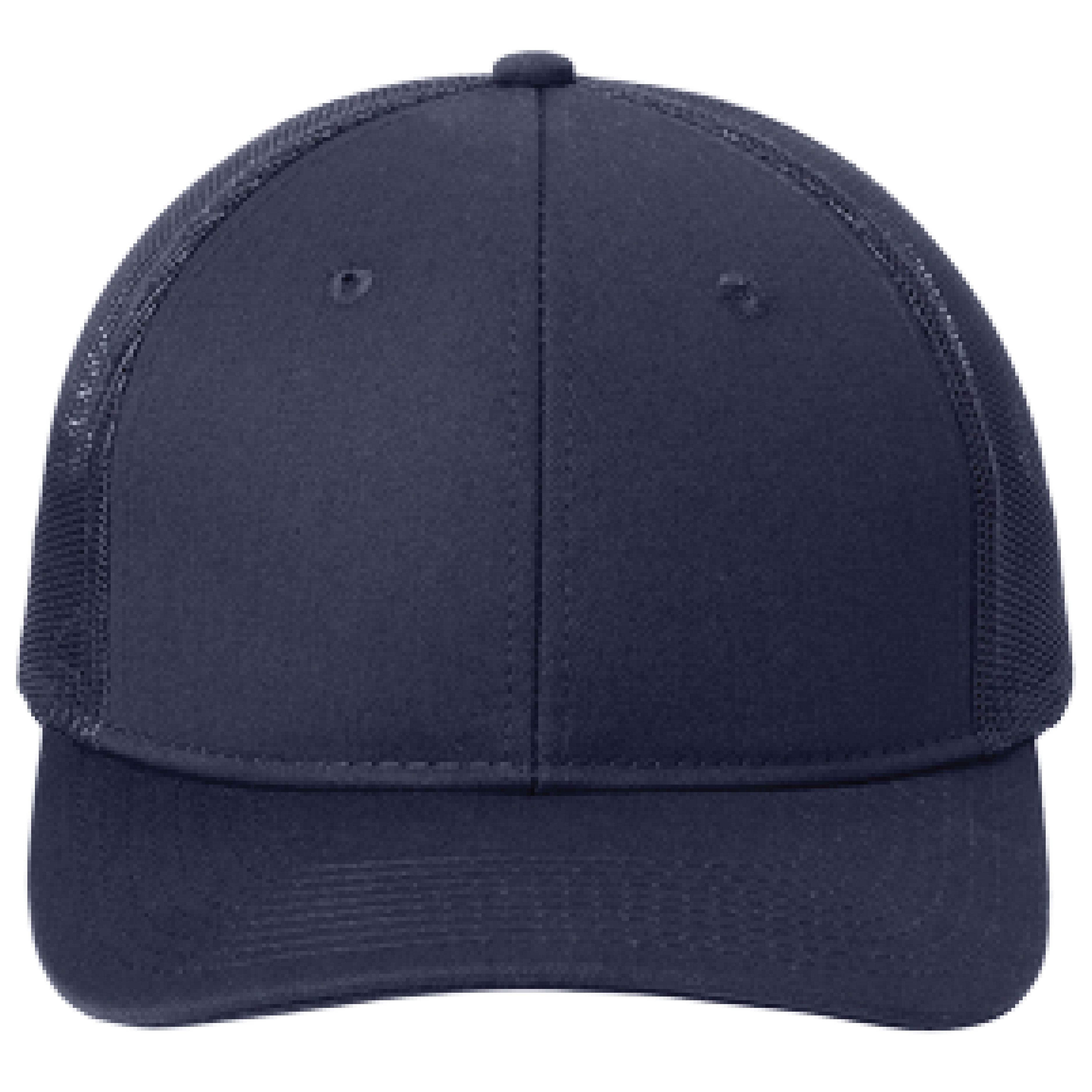 Port Authority C402 6-Panel Snapback Trucker Hat w/Leatherette Adhesive Patches or Embroidery 8