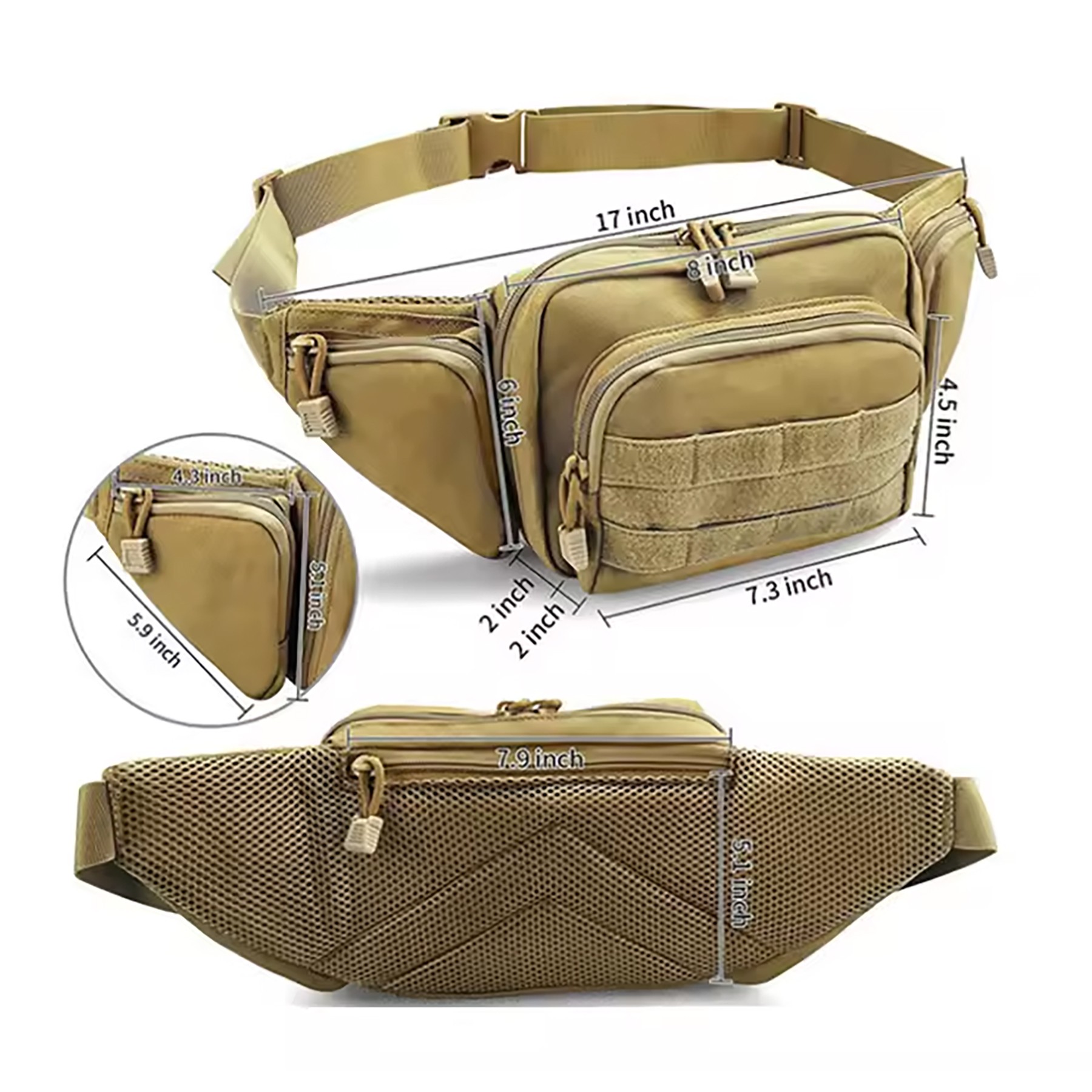 Water Resistant Waist Bag 3